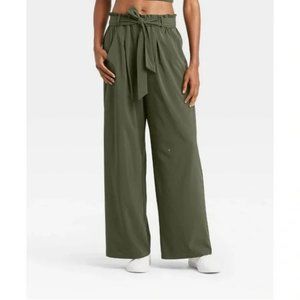 Wide leg pant - green